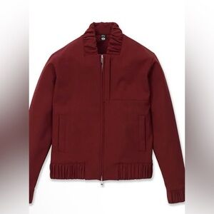 NWT APL - "The Perfect Wool Bomber" jacket, in a burgundy color.